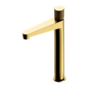 Bateria Umywalkowa Stojąca Contour Złoty Szczotkowany CT8012GLB Omnires Bateria Umywalkowa Stojąca Contour Złoty Szczotkowany CT8012GLB Omnires