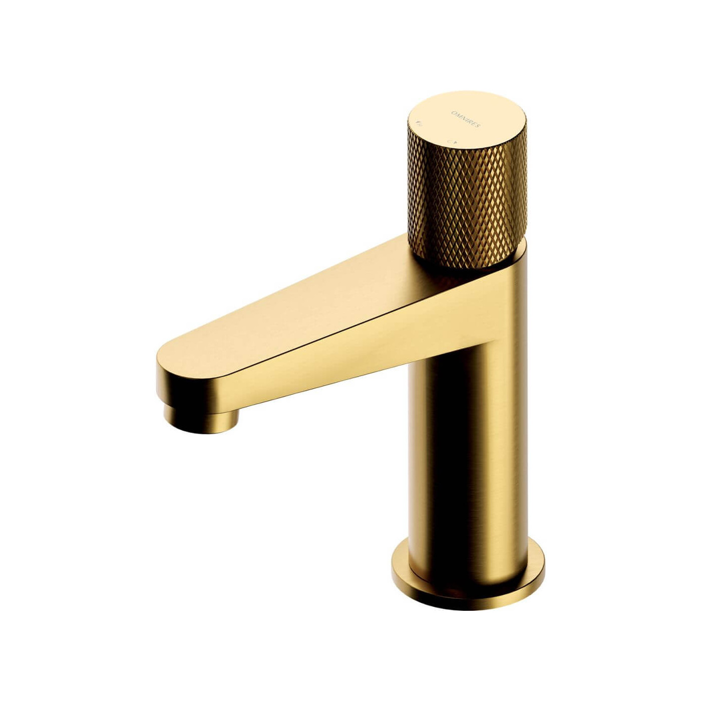 Bateria Umywalkowa Stojąca Contour Złoty Szczotkowany CT8010GLB Omnires Bateria Umywalkowa Stojąca Contour Złoty Szczotkowany CT8010GLB Omnires