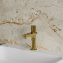 Bateria Umywalkowa Stojąca Contour Złoty Szczotkowany CT8010GLB Omnires Bateria Umywalkowa Stojąca Contour Złoty Szczotkowany CT8010GLB Omnires