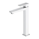 Bateria Umywalkowa Wysoka Parma Chrom/Biały PM7412CRB Omnires Bateria Umywalkowa Wysoka Parma Chrom/Biały PM7412CRB Omnires