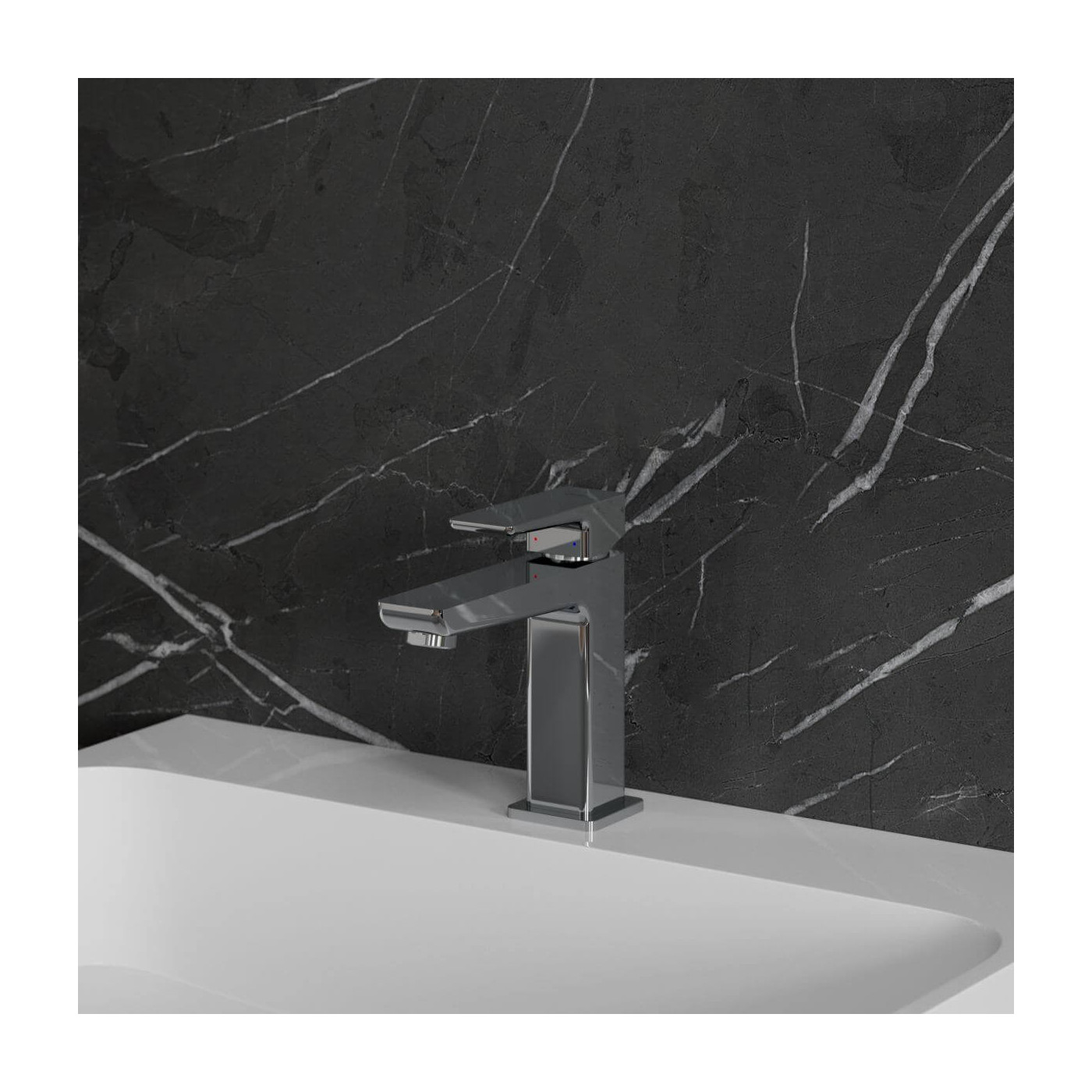 Bateria Umywalkowa Stojąca Parma Chrom PM7410CR Omnires Bateria Umywalkowa Stojąca Parma Chrom PM7410CR Omnires