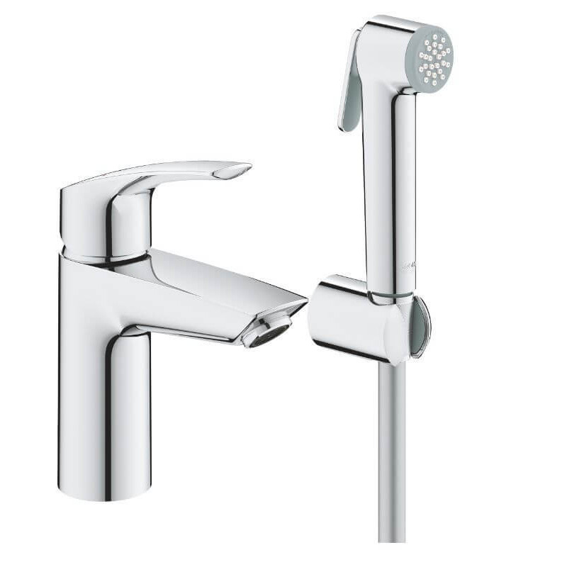 Bateria Umywalkowa Rozmiar S Z Bidetką Eurosmart Chrom 23124003 Grohe Bateria Umywalkowa Rozmiar S Z Bidetką Eurosmart Chrom 23124003 Grohe