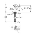 Bateria Umywalkowa Essence M Phantom Black 24176KF1 Grohe Bateria Umywalkowa Essence M Phantom Black 24176KF1 Grohe