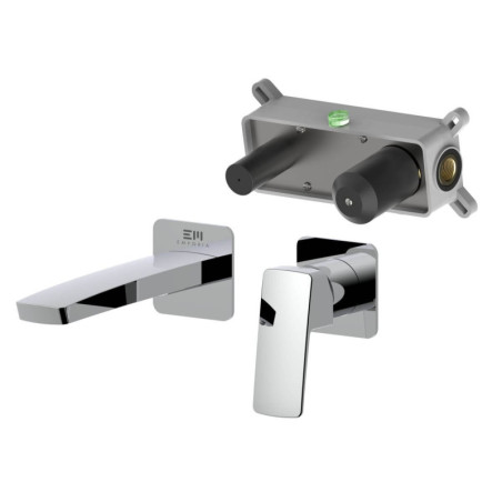 Bateria Umywalkowa Podtynkowa Teo Z Boxem Chrom 02012CHR Emporia