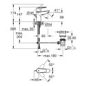 Bateria Umywalkowa Bauedege 23328001 Grohe Bateria Umywalkowa Bauedege 23328001 Grohe