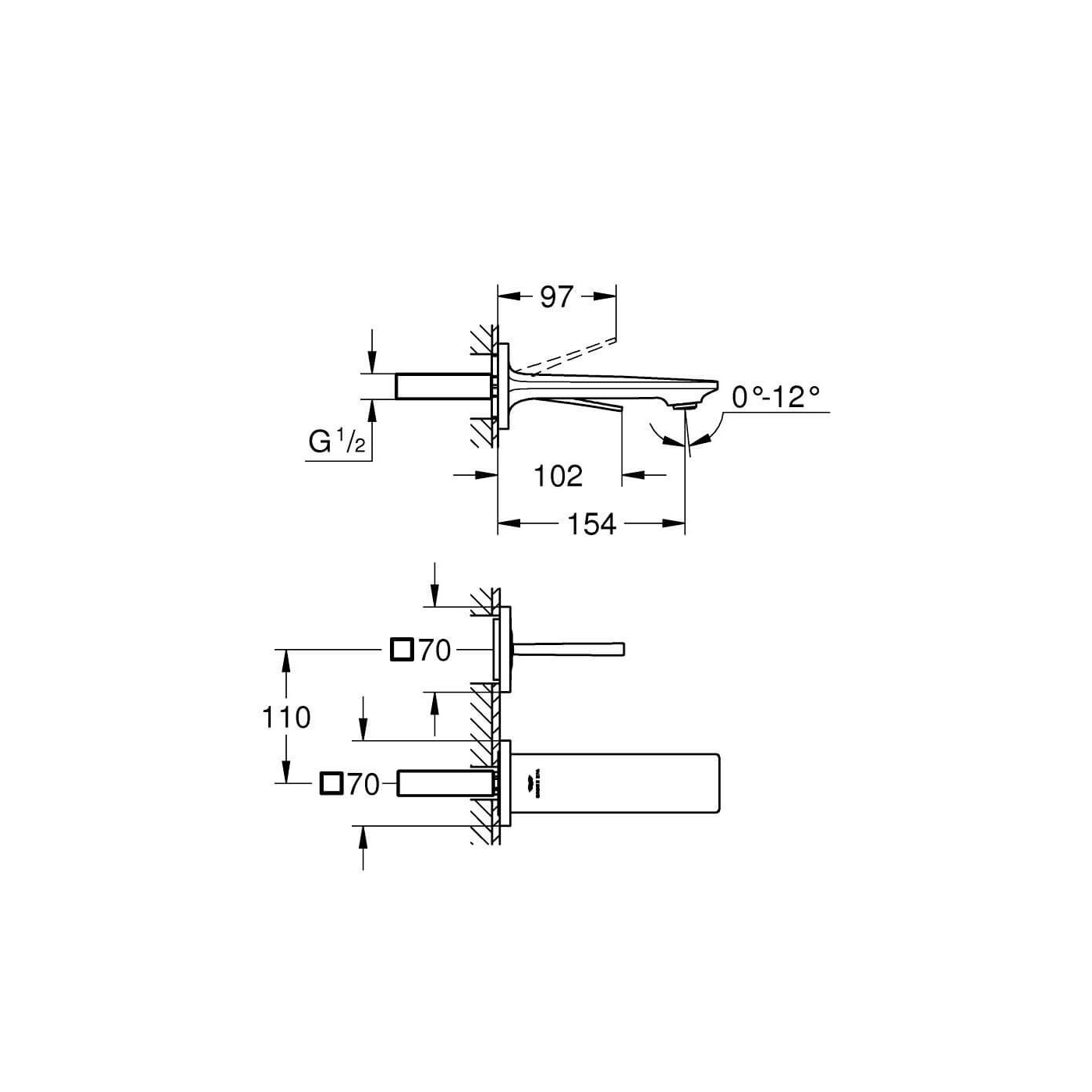 Bateria Umywalkowa Allure S Hard Graphite 19309A02 Grohe Bateria Umywalkowa Allure S Hard Graphite 19309A02 Grohe