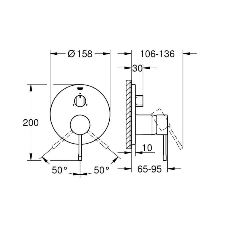 Bateria Do Obsługi 3 Wyjść Wody Essence Chrom 24169001 Grohe Bateria Do Obsługi 3 Wyjść Wody Essence Chrom 24169001 Grohe