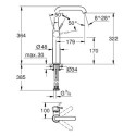Bateria Umywalkowa Essence Xl Chrom 24170001 Grohe Bateria Umywalkowa Essence Xl Chrom 24170001 Grohe
