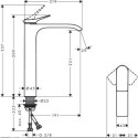 Bateria Umywalkowa Vivenis Chrom 75042000 Hansgrohe Bateria Umywalkowa Vivenis Chrom 75042000 Hansgrohe