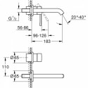 Bateria Umywalkowa Podtynkowa 2-otworowa Essence 29192001 Grohe Bateria Umywalkowa Podtynkowa 2-otworowa Essence 29192001 Grohe
