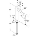 Bateria Umywalkowa Bozz Złoty Szczotkowany 38286N076 Kludi Bateria Umywalkowa Bozz Złoty Szczotkowany 38286N076 Kludi