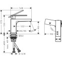 Bateria Umywalkowa Tecturis E Coolstart Brąz Szczotkowany 73001140 Hansgrohe Bateria Umywalkowa Tecturis E Coolstart Brąz Szczotkowany 73001140 Hansgrohe