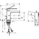 Bateria Umywalkowa Tecturis E Coolstart Chrom 73002000 Hansgrohe Bateria Umywalkowa Tecturis E Coolstart Chrom 73002000 Hansgrohe