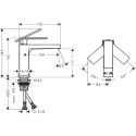 Bateria Umywalkowa Tecturis E Chrom 73011000 Hansgrohe Bateria Umywalkowa Tecturis E Chrom 73011000 Hansgrohe