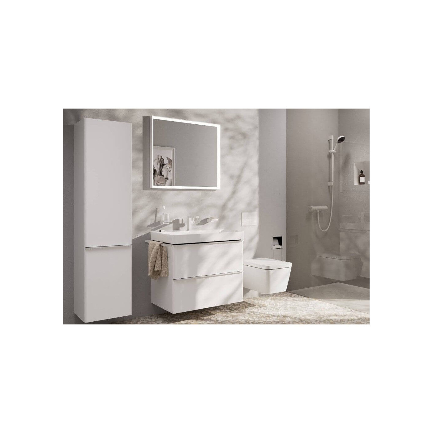 Bateria Umywalkowa Tecturis E Coolstart Biały Mat 73012700 Hansgrohe Bateria Umywalkowa Tecturis E Coolstart Biały Mat 73012700 Hansgrohe