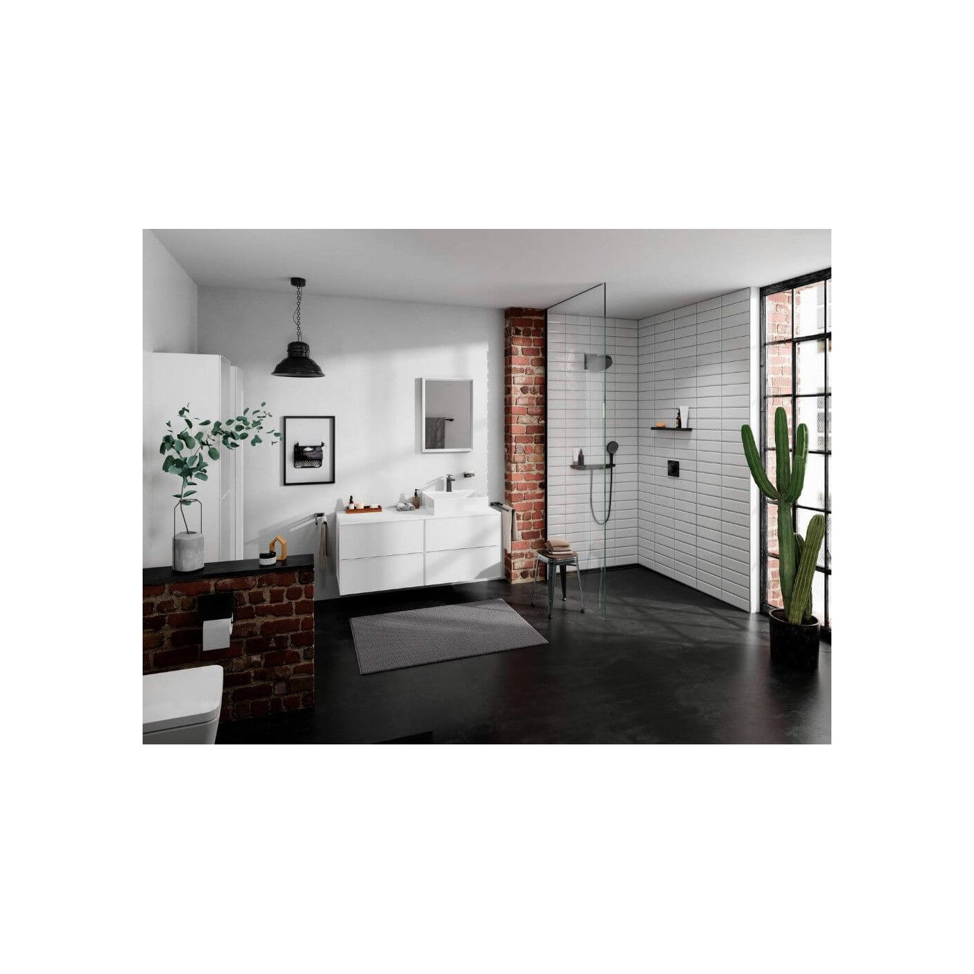 Bateria Umywalkowa Tecturis E Coolstart Czarny Mat 73014670 Hansgrohe Bateria Umywalkowa Tecturis E Coolstart Czarny Mat 73014670 Hansgrohe