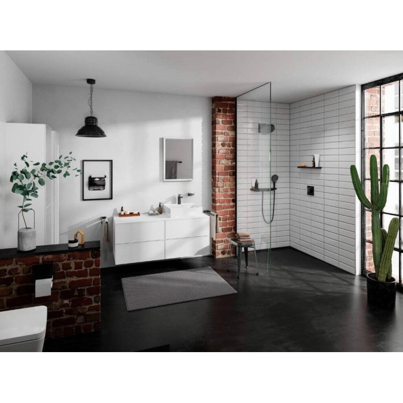 Bateria Umywalkowa Tecturis E Coolstart Czarny Mat 73014670 Hansgrohe Bateria Umywalkowa Tecturis E Coolstart Czarny Mat 73014670 Hansgrohe