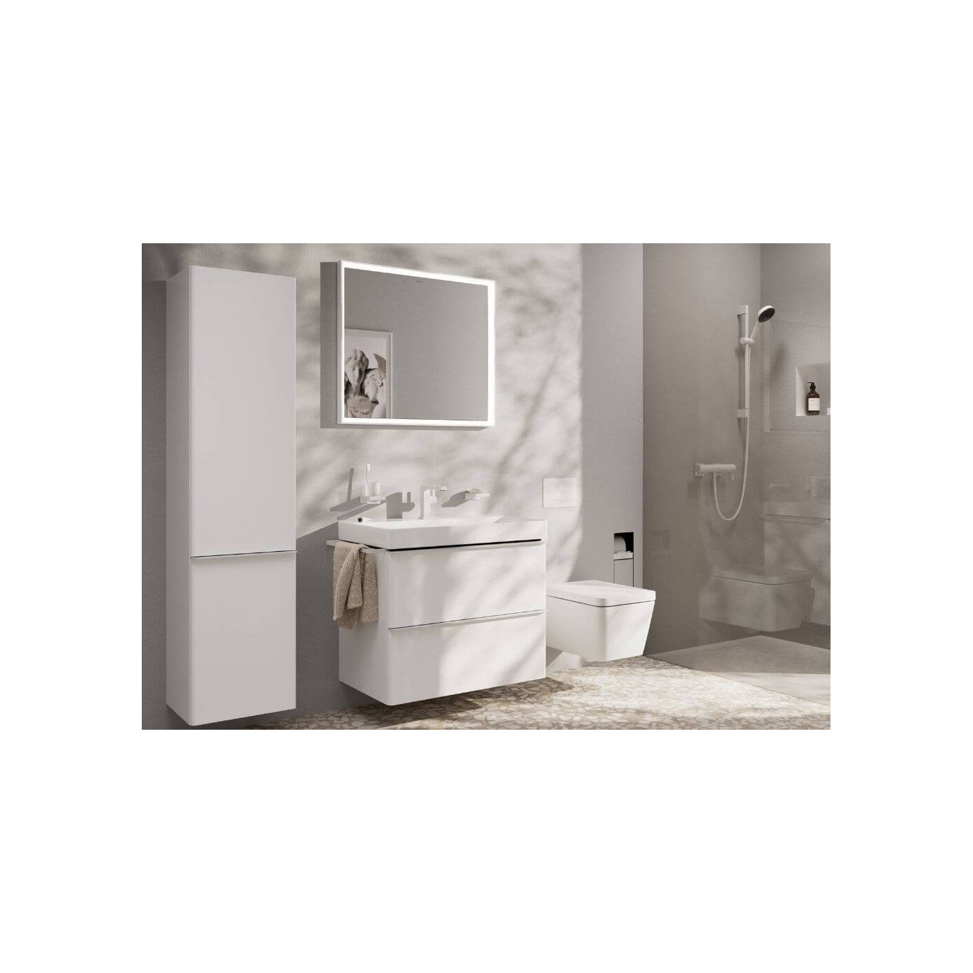 Bateria Umywalkowa Tecturis E Coolstart Biały Mat 73020700 Hansgrohe Bateria Umywalkowa Tecturis E Coolstart Biały Mat 73020700 Hansgrohe