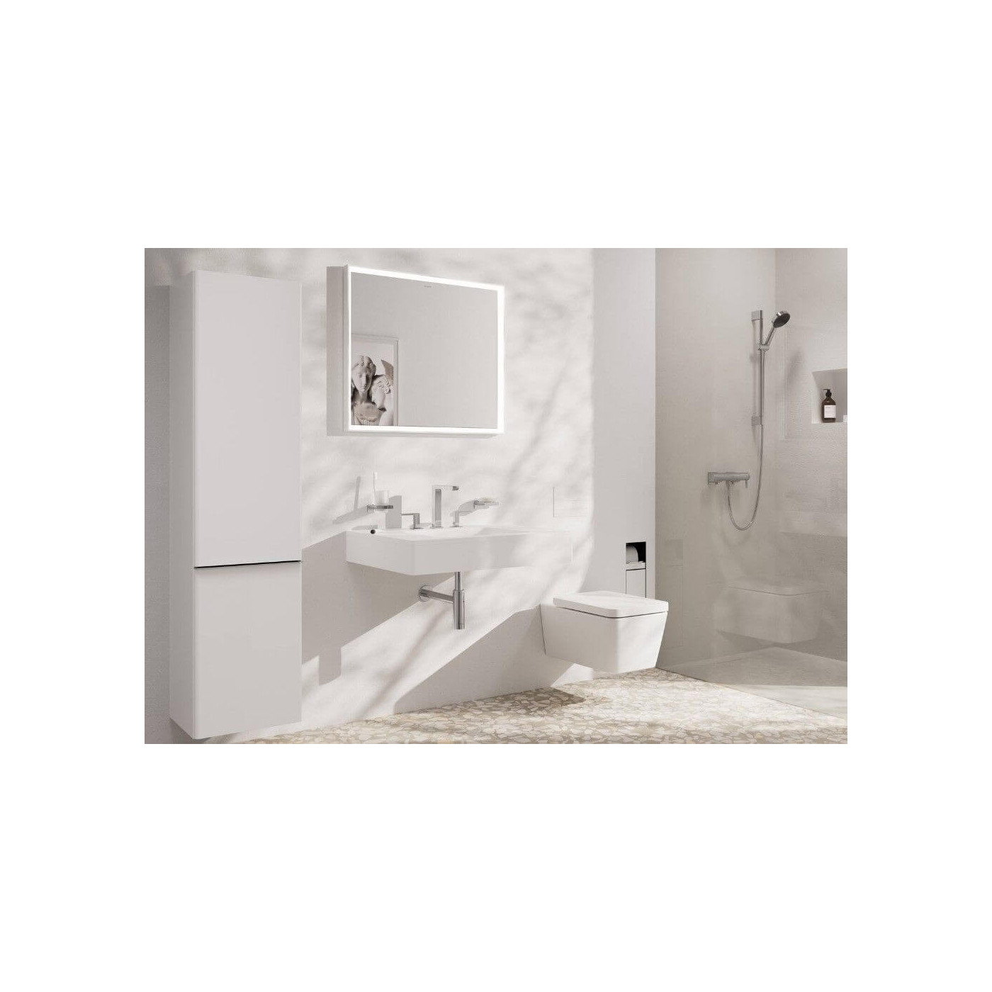 Bateria Umywalkowa Tecturis E Coolstart Chrom 73030000 Hansgrohe Bateria Umywalkowa Tecturis E Coolstart Chrom 73030000 Hansgrohe