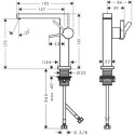 Bateria Umywalkowa Tecturis E Coolstart Brąz Szczotkowany 73040140 Hansgrohe Bateria Umywalkowa Tecturis E Coolstart Brąz Szczotkowany 73040140 Hansgrohe