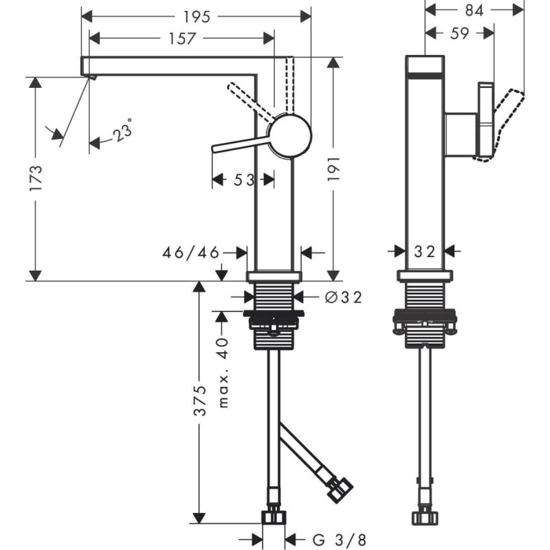 Bateria Umywalkowa Tecturis E Coolstart Chrom 73041000 Hansgrohe Bateria Umywalkowa Tecturis E Coolstart Chrom 73041000 Hansgrohe