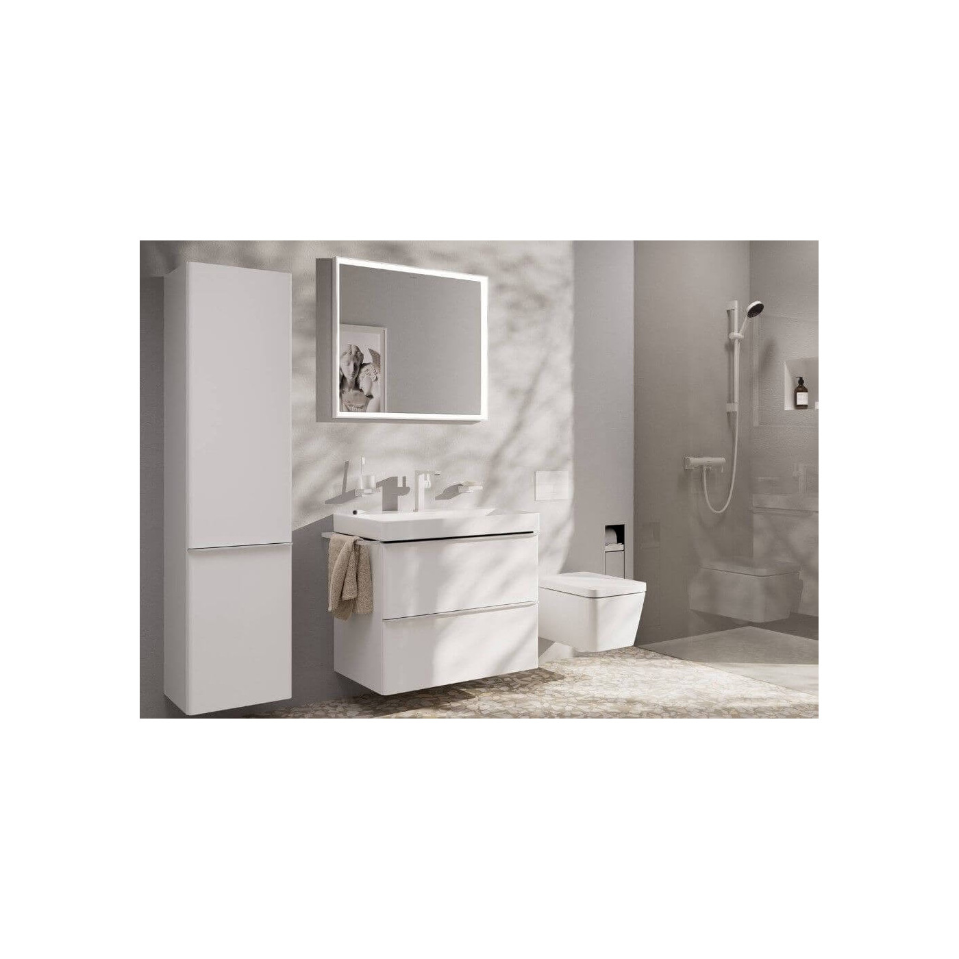 Bateria Umywalkowa Tecturis E Coolstart Biały Mat 73041700 Hansgrohe Bateria Umywalkowa Tecturis E Coolstart Biały Mat 73041700 Hansgrohe