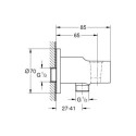 Przyłącze Kątowe Tempesta Matte Black 286282431 Grohe Przyłącze Kątowe Tempesta Matte Black 286282431 Grohe
