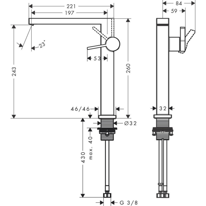 Bateria Umywalkowa Tecturis E Coolstart Czarny Mat 73072670 Hansgrohe Bateria Umywalkowa Tecturis E Coolstart Czarny Mat 73072670 Hansgrohe