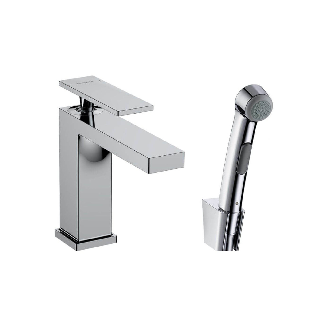 Bateria Umywalkowa Tecturis E Z Główką Bidette Chrom 73210000 Hansgrohe Bateria Umywalkowa Tecturis E Z Główką Bidette Chrom 73210000 Hansgrohe