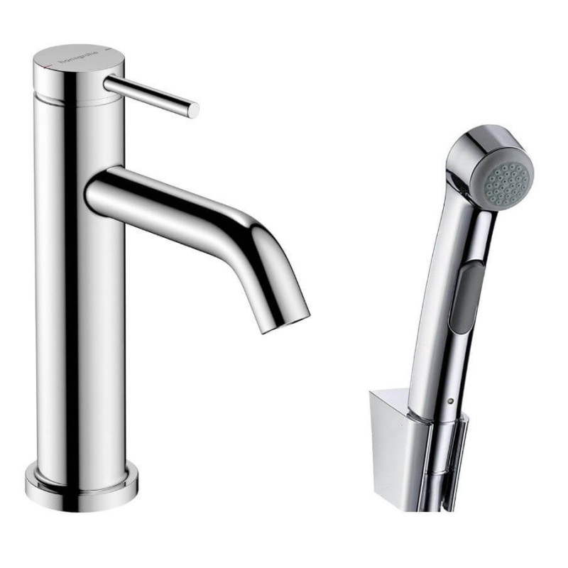 Bateria Umywalkowa Tecturis S Z Główką Bidette Chrom 73211000 Hansgrohe Bateria Umywalkowa Tecturis S Z Główką Bidette Chrom 73211000 Hansgrohe