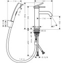 Bateria Umywalkowa Tecturis S Coolstart Biały Mat 73301700 Hansgrohe Bateria Umywalkowa Tecturis S Coolstart Biały Mat 73301700 Hansgrohe