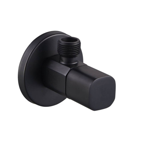 Zawór Kątowy Z Mosiądzu Czarny Mat HF811-BC 1/2x3/8 Emporia