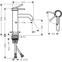 Bateria Umywalkowa Tecturis S Coolstart Brąz Szczotkowany 73312140 Hansgrohe Bateria Umywalkowa Tecturis S Coolstart Brąz Szczotkowany 73312140 Hansgrohe
