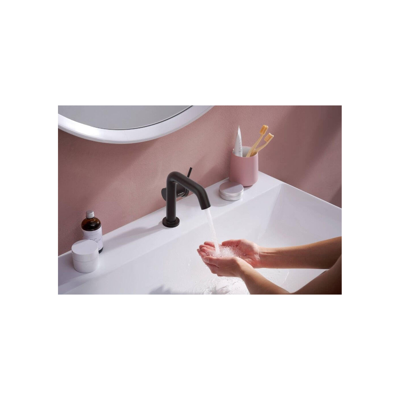 Bateria Umywalkowa Tecturis S Coolstart Czarny Mat 73320670 Hansgrohe Bateria Umywalkowa Tecturis S Coolstart Czarny Mat 73320670 Hansgrohe