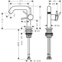Bateria Umywalkowa Tecturis S Coolstart Biały Mat 73320700 Hansgrohe Bateria Umywalkowa Tecturis S Coolstart Biały Mat 73320700 Hansgrohe