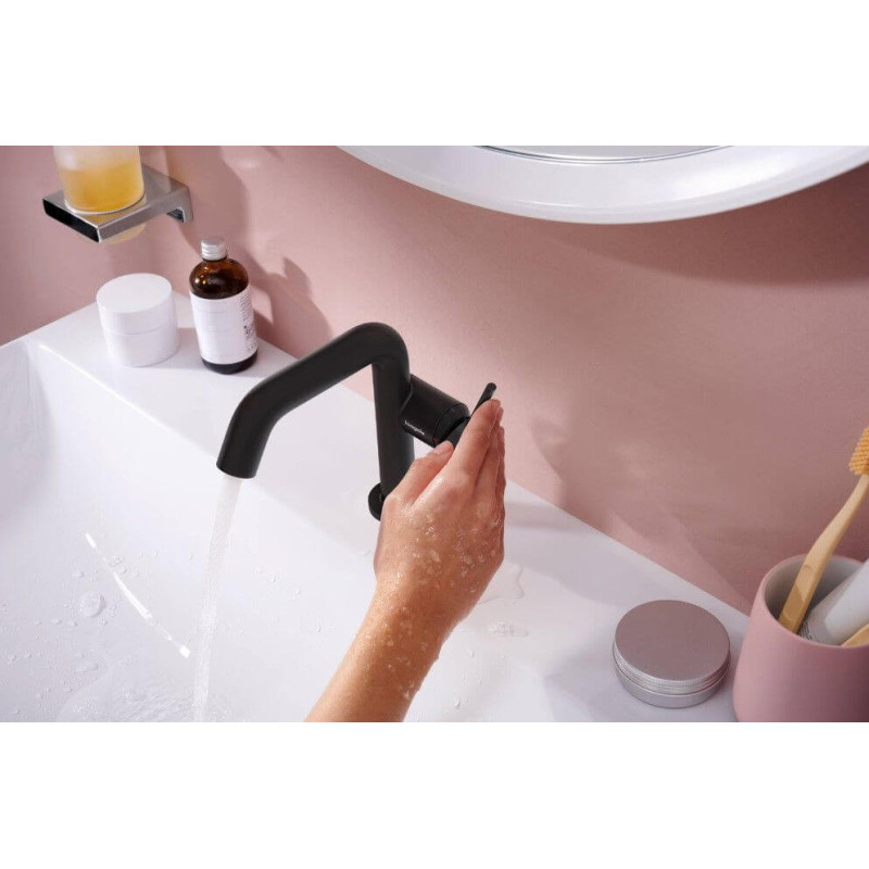 Bateria Umywalkowa Tecturis S Coolstart Czarny Mat 73321670 Hansgrohe Bateria Umywalkowa Tecturis S Coolstart Czarny Mat 73321670 Hansgrohe