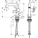 Bateria Umywalkowa Tecturis S Chrom 73323000 Hansgrohe Bateria Umywalkowa Tecturis S Chrom 73323000 Hansgrohe