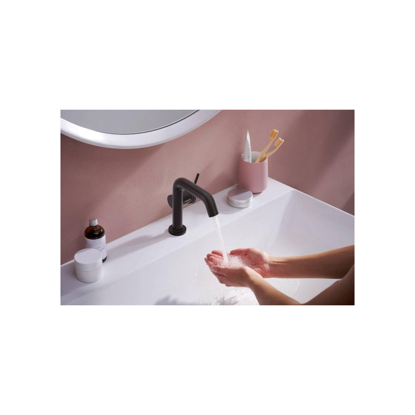 Bateria Umywalkowa Tecturis S Czarny Mat 73323670 Hansgrohe Bateria Umywalkowa Tecturis S Czarny Mat 73323670 Hansgrohe