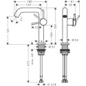 Bateria Umywalkowa Tecturis S Coolstart Chrom 73340000 Hansgrohe Bateria Umywalkowa Tecturis S Coolstart Chrom 73340000 Hansgrohe
