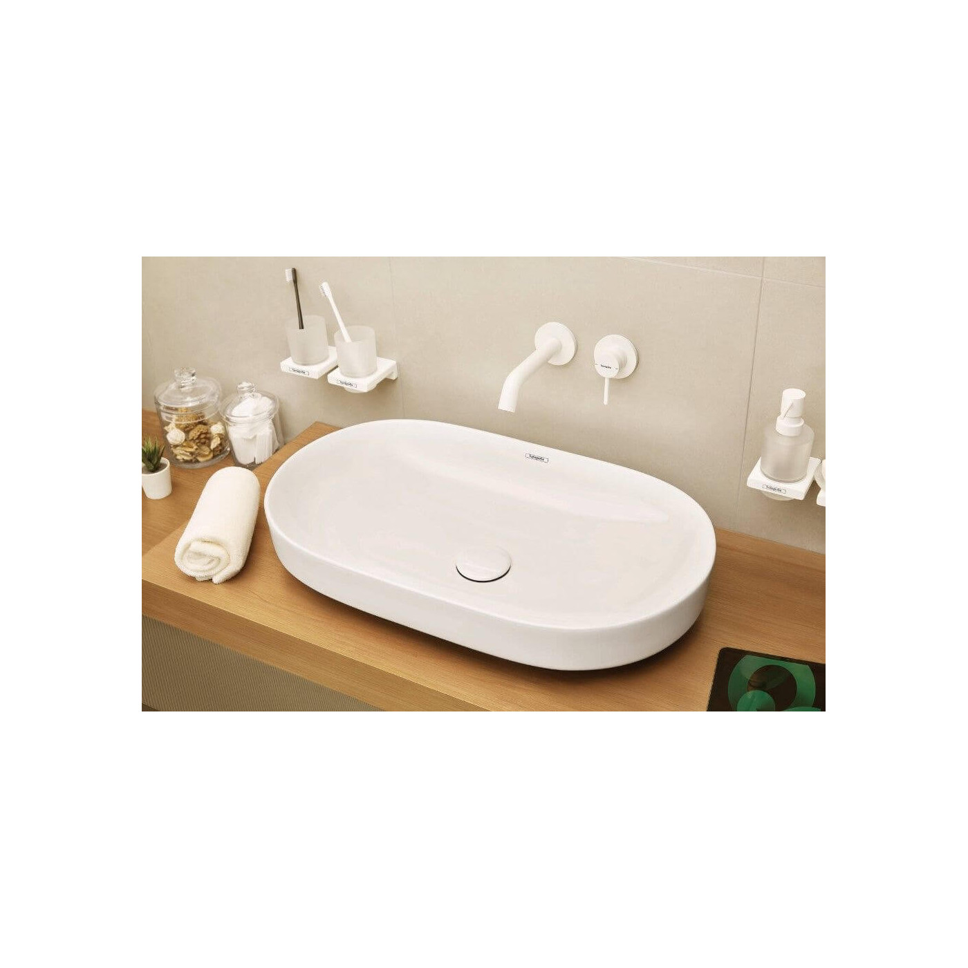 Bateria Umywalkowa Tecturis S Biały Mat 73350700 Hansgrohe Bateria Umywalkowa Tecturis S Biały Mat 73350700 Hansgrohe