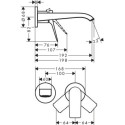 Jednouchwytowa Bateria Umywalkowa Podtynkowa Vivenis Czarny Mat 75050670 Hansgrohe Jednouchwytowa Bateria Umywalkowa Podtynkowa Vivenis Czarny Mat 75050670 Hansgrohe