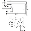 Jednouchwytowa Bateria Umywalkowa Finoris Podtynkowa Czarny Mat 76050670 Hansgrohe Jednouchwytowa Bateria Umywalkowa Finoris Podtynkowa Czarny Mat 76050670 Hansgrohe
