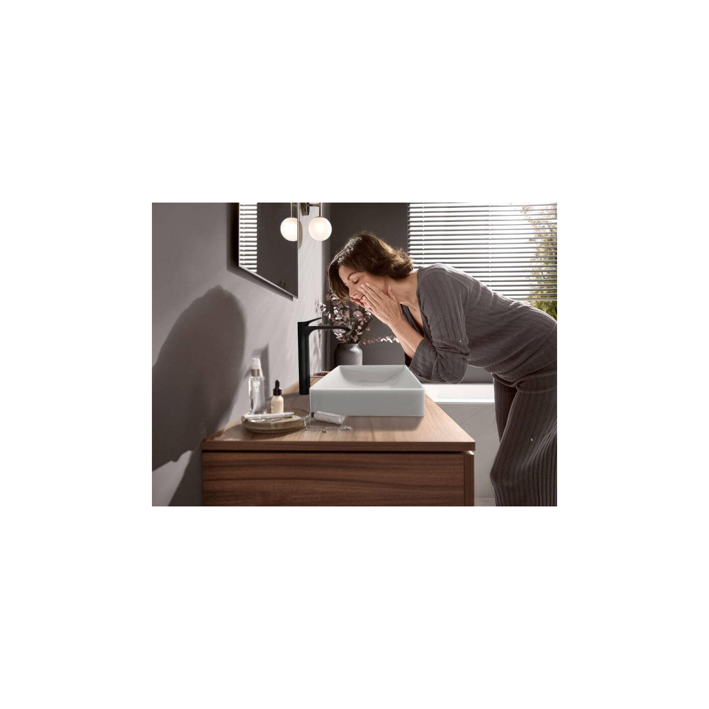 Jednouchwytowa Bateria Umywalkowa Vivenis Czarny Mat 75042670 Hansgrohe Jednouchwytowa Bateria Umywalkowa Vivenis Czarny Mat 75042670 Hansgrohe