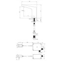 Bateria Umywalkowa Hiacynt Bezdotykowa Bez Regulacji Temperatury Nero BQH_N28V Deante Bateria Umywalkowa Hiacynt Bezdotykowa Bez Regulacji Temperatury Nero BQH_N28V Deante