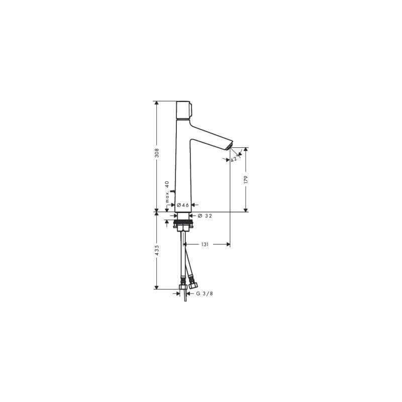 Bateria Umywalkowa Talis Select S 190 Bez Kompletu Odpływowego 72045000 Hansgrohe Bateria Umywalkowa Talis Select S 190 Bez Kompletu Odpływowego 72045000 Hansgrohe