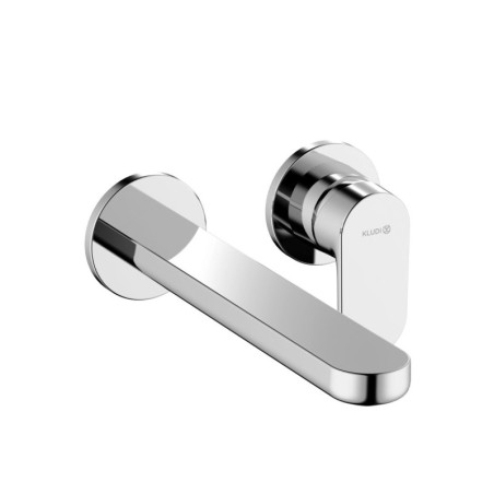 Bateria Umywalkowa Ścienna Louva 220 Chrom 242450575 Kludi