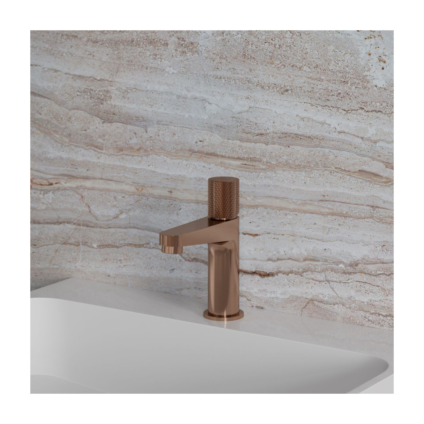 Bateria Umywalkowa Contour Miedź Szczotkowana CT8010CPB Omnires Bateria Umywalkowa Contour Miedź Szczotkowana CT8010CPB Omnires