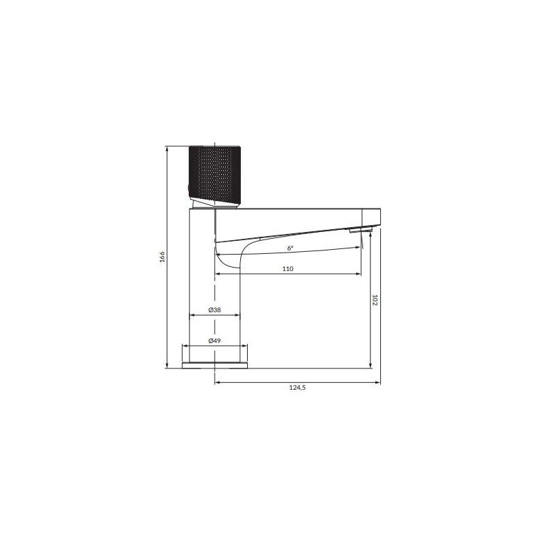Bateria Umywalkowa Contour Miedź Szczotkowana CT8010CPB Omnires Bateria Umywalkowa Contour Miedź Szczotkowana CT8010CPB Omnires