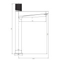 Bateria Umywalkowa Contour Miedź Szczotkowana CT8012CPB Omnires Bateria Umywalkowa Contour Miedź Szczotkowana CT8012CPB Omnires