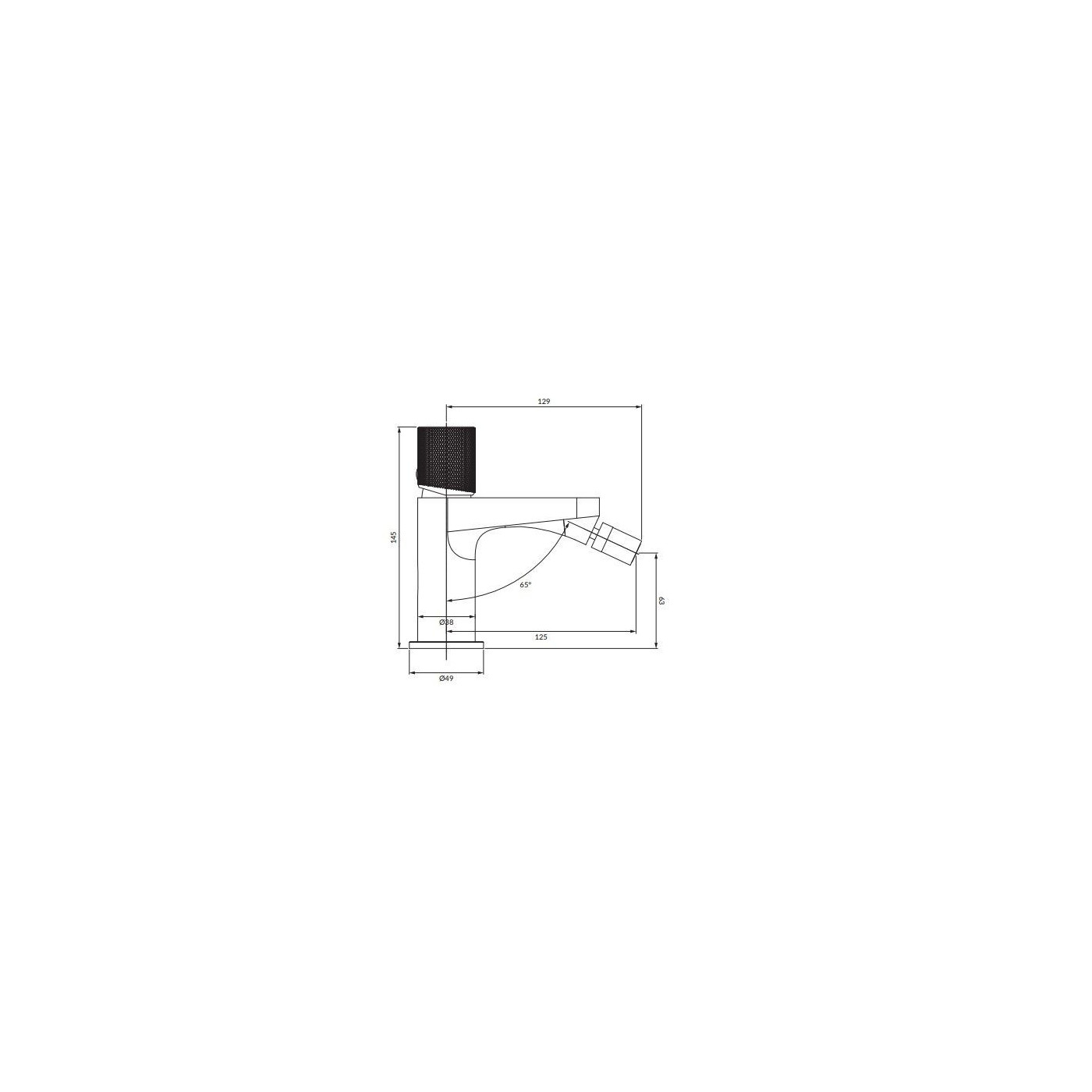 Bateria Umywalkowa Contour Miedź Szczotkowana CT8020CPB Omnires Bateria Umywalkowa Contour Miedź Szczotkowana CT8020CPB Omnires